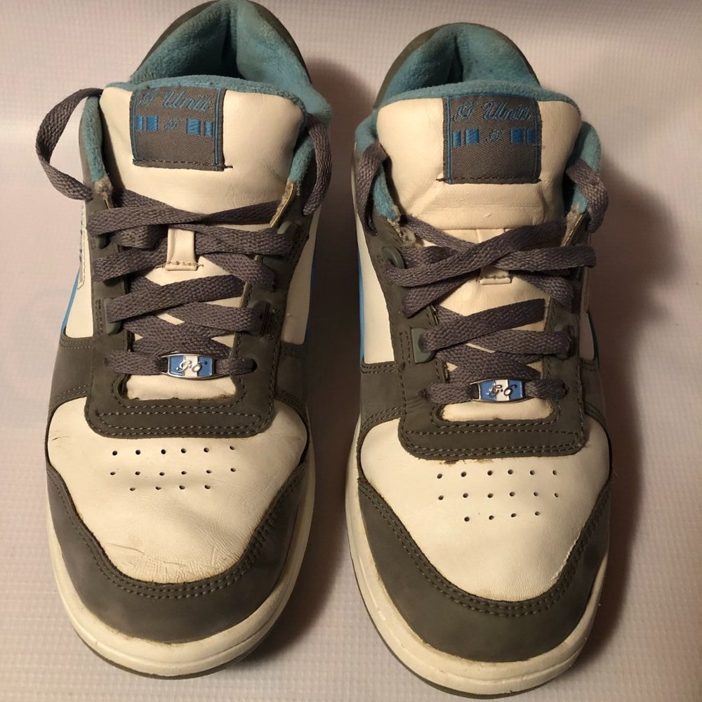 Reebok RBK G Unit G6 G-6 50 cent White Grey Baby Blue RB 409 TYI Size 8.5